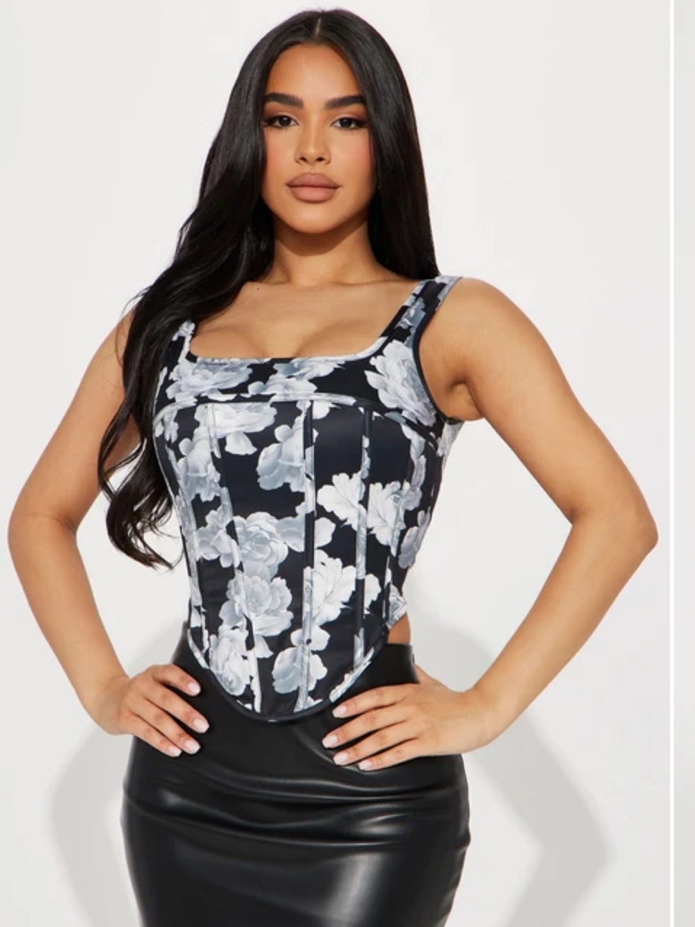 Satin Corset Top